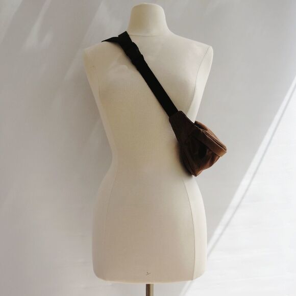 Tumi Womens Mens Unisex Bronze Brown Structured Travel Waist Fanny Pack - Picture 6 of 16